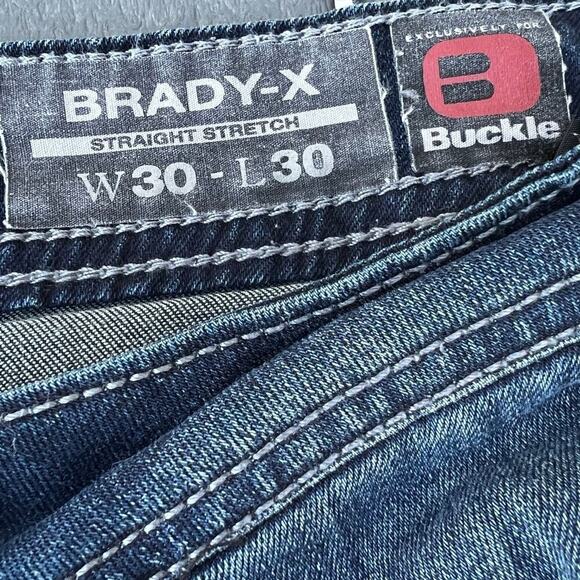 Buffalo David Bitton, Brady-X, Buckle mens 30 x 30 jeans, Straight Stretch - Picture 6 of 6